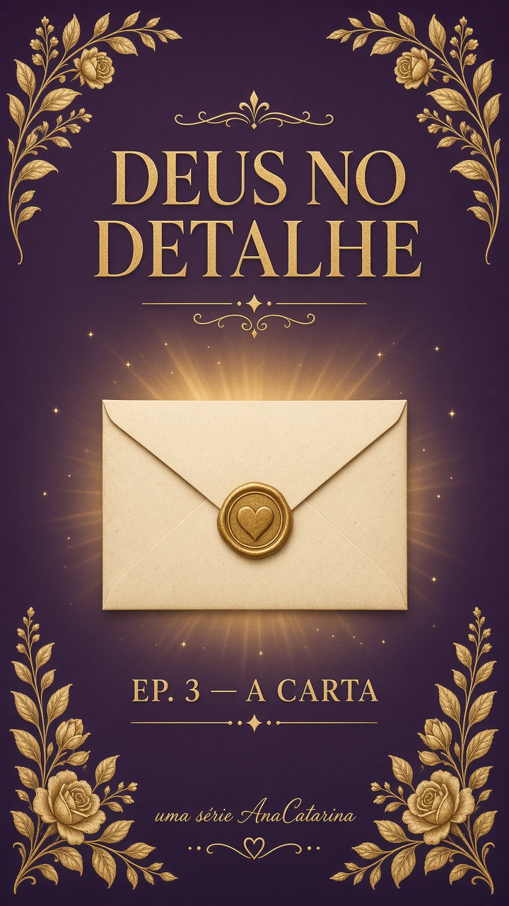 Capa do episódio A Carta — Deus no Detalhe