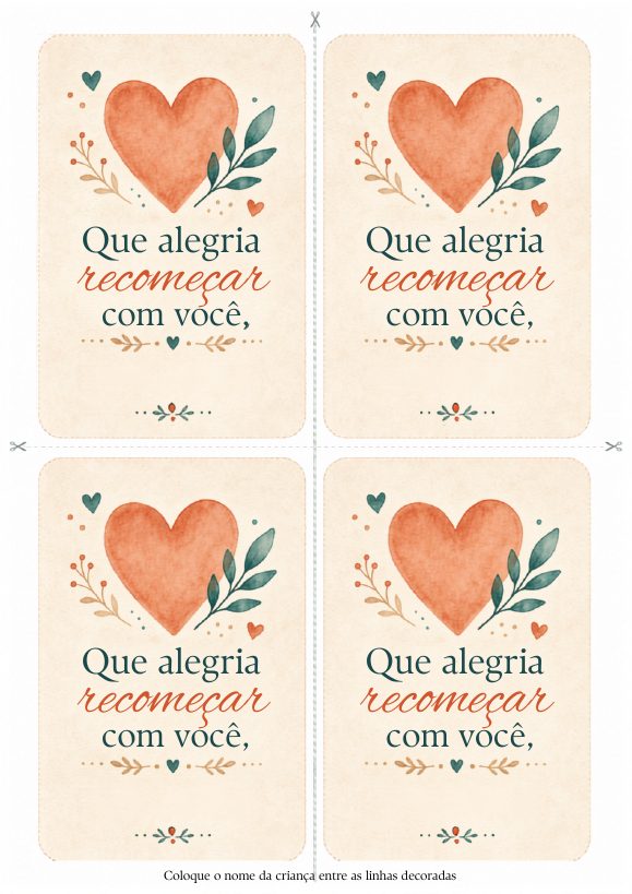 Página 26 — cartinha Que alegria recomeçar