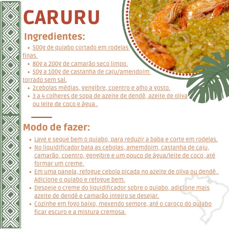 Receita de Caruru