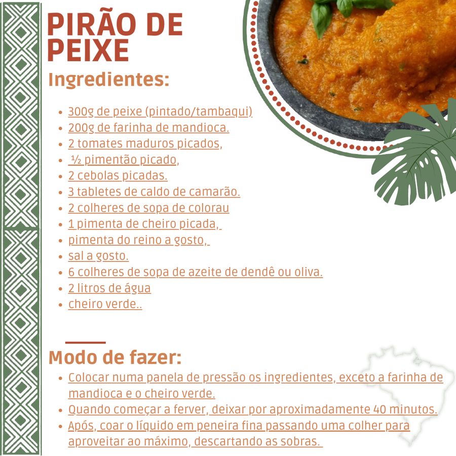 Receita de Pirão de Peixe